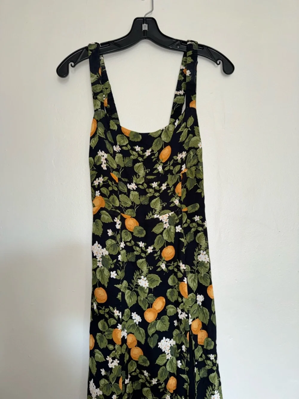 Reformation Dominique Midi Dress In Clementines Sz 4 - Picture 10 of 13